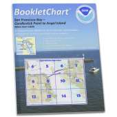 Pacific Coast NOAA Charts :NOAA BookletChart 18650: San Francisco Bay Candlestick Point to Angel Island