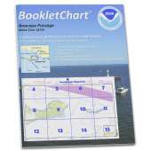 HISTORICAL NOAA BookletChart 18729: Anacapa Passage;Prisoners Harbor, Handy 8.5" x 11" Size. Paper Chart Book Designed for use Aboard Small Craft