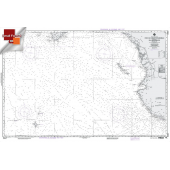 Miscellaneous International :NGA Chart 21017: Cabo San Lucas To Manzanillo, Approx. Size 21" x 30" (SMALL FORMAT WATERPROOF)