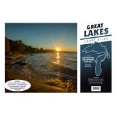 Great Lakes Chart Atlas (Lake Michigan, Lake Superior & Lake Erie) 12x18 Spiral-bound