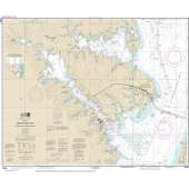Atlantic Coast NOAA Charts :NOAA Chart 12282: Chesapeake Bay Severn and Magothy Rivers