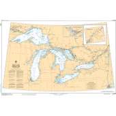 Central and Arctic Region Charts :CHS Chart 2400: Great Lakes/Grands Lacs