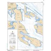 CHS Chart 3477: Plans - Gulf Islands