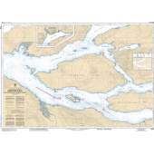 CHS Chart 3544: Johnstone Strait, Race Passage and/et Current Passage
