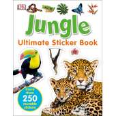 Ultimate Sticker Book: Jungle: More Than 250 Reusable Stickers