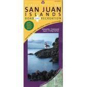 Washington Travel & Recreation Guides :San Juan Islands Road & Recreation Map