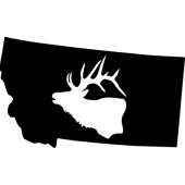 Montana w/ Elk Head MAGNET