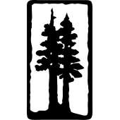 Customs & Named Metal Art :Redwood National Park Logo CUSTOM MAGNET