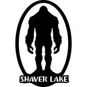 Sasquatch Oval w/ Shaver Lake MAGNET