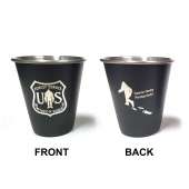 Shot Glasses :"Leave Only Footprints" US Forest Service Dept. of Sasquatch Stainless Steel Shotglass