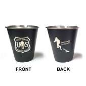 "Leave Only Footprints" US Forest Service Dept. of Sasquatch Stainless Steel Shotglass