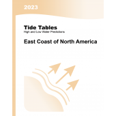 Tide Tables 2023: East Coast of North America - U.S. Waters