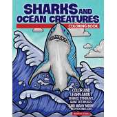 Sharks and Ocean Creatures Coloring Book