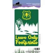 Bigfoot Novelty Gifts :USFS Leave Only Footprints (10 PACK)