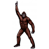 Disco Squatch STICKER (10 PACK)