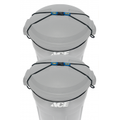 (2-PACK) Doggy Dare TRASH CAN LOCK fits 30-40 Gallon Trash cans (MEDIUM)