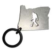 Oregon Bigfoot KEYCHAIN/CHARM - Bigfoot Gift