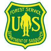 U.S.F.S. Department of Sasquatch VINYL STICKER (10 PACK)