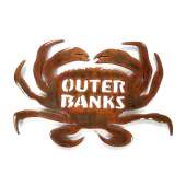 Customs & Named Metal Art :Outer Banks Crab MAGNET