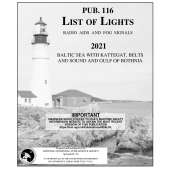 Pub 116 List of Lights: Baltic Sea with Kattegat, Belts and Sound of Bothnia (CURRENT EDITION)
