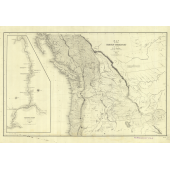 Historical Chart: Oregon Territory 1841 (36 x 25 inches)