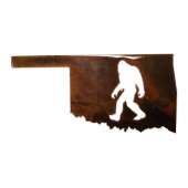 Oklahoma Bigfoot Magnet - Bigfoot Gift