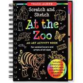 Drawing Books :Scratch and Sketch: At The Zoo
