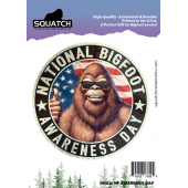 National Bigfoot Awareness - Vinyl Sticker (10 pack)
