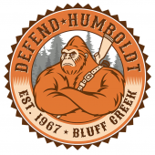 Defend Humboldt Bigfoot STICKER (1 STICKER)