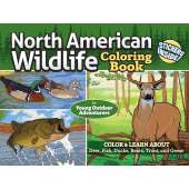 North American Wildlife Coloring Book for Young Outdoor Adventurers - Book