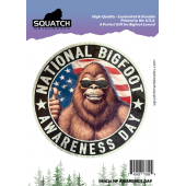 National Bigfoot Awareness - Vinyl Sticker (1 STICKER)