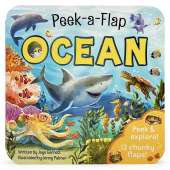Peek-a-Flap Ocean - Board book