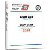 2025 USCG Light List VII: Great Lakes - Great Lakes and the St. Lawrence River above the St. Regis River - Book