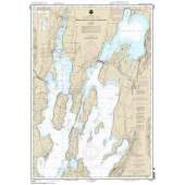 Great Lakes NOAA Charts :HISTORICAL NOAA Chart 14781: Riviere Richelieu to South Hero Island