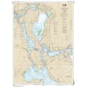 Great Lakes NOAA Charts :HISTORICAL NOAA Chart 14883: St. Marys River - Munuscong Lake to Sault Ste. Marie