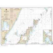 NOAA Chart 14909: Upper Green Bay - Jackson Harbor and Detroit Harbor