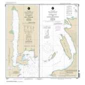 HISTORICAL NOAA Chart 17365: Woewodski and Eliza Hbrs.;Fanshaw Bay and Cleveland Passage