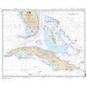 Gulf Coast NOAA Charts :NOAA Chart 11013: Straits of Florida and Approaches