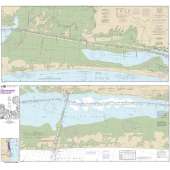 HISTORICAL NOAA Chart 11306: Intracoastal Waterway Laguna Madre Middle Ground to Chubby Island