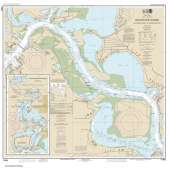 HISTORICAL NOAA Chart 11329: Houston Ship Channel Alexander Island to Carpenters Bayou;San Jacinto and Old Rivers