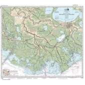 HISTORICAL NOAA Chart 11352: Intracoastal Waterway New Orleans to Calcasieu River East Section