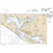 NOAA Chart 11390: Intracoastal Waterway East Bay to West Bay