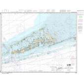 HISTORICAL NOAA Chart 11442: Florida Keys Sombrero Key to Sand Key