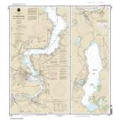 HISTORICAL NOAA Chart 11487: St. Johns River Racy Point to Crescent Lake