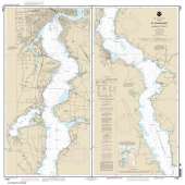 Atlantic Coast NOAA Charts :NOAA Chart 11492: St. John's River Jacksonville to Racy Point