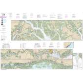 NOAA Chart 11518: Intracoastal Waterway Casino Creek to Beaufort River