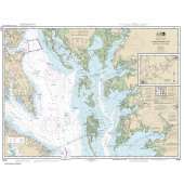 Atlantic Coast NOAA Charts :NOAA Chart 12230: Chesapeake Bay Smith Point to Cove Point