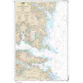 HISTORICAL NOAA Chart 12235: Chesapeake Bay Rappahannock River Entrance: Piankatank and Great Wicomico Rivers
