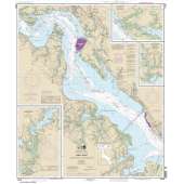NOAA Chart 12248: James River Newport News to Jamestown Island; Back River and College Creek