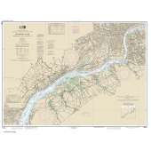 Atlantic Coast NOAA Charts :NOAA Chart 12312: Delaware River Wilmington to Philadelphia